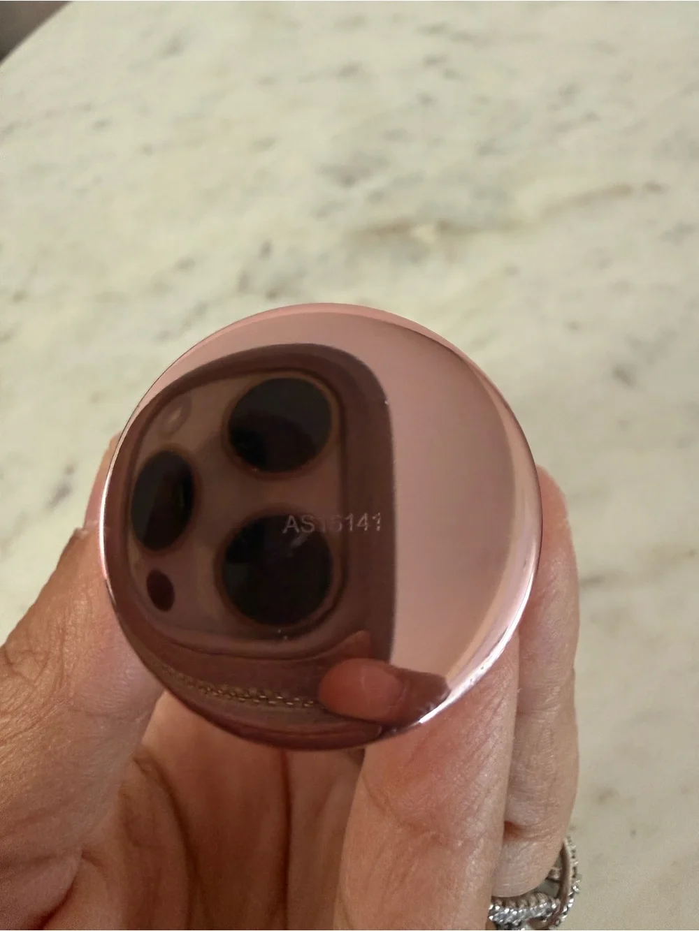 BareMinerals Rose Gold BEAUTIFUL FINISH foundation Brush Full Size NEW NWOB